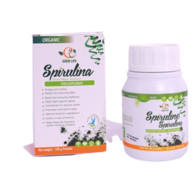 Spiruline Bio, Poudre, Sachet Recyclable 100g